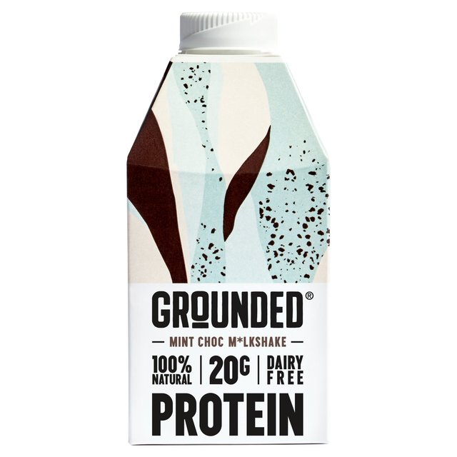 Grounded Mint Chocolate Plant Protein Shake, 490ml