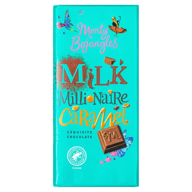 Monty Bojangles Milk Millionaire Caramel Bar, 150g