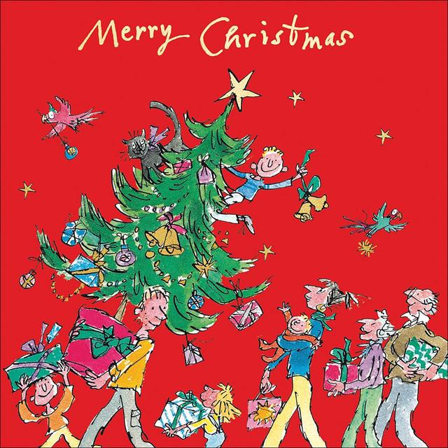 Quentin Blake Childline Christmas Card Pack, 20 Per Pack