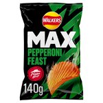 Walkers Max Pizza Hut Pepperoni Feast Sharing Crisps