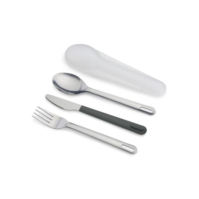Joseph Joseph Duo Stainless-steel Cutlery Set, Grey