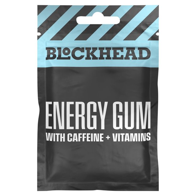 Blockhead Energy Gum, 7pc, 7 Per Pack