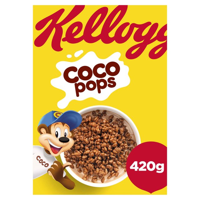 Kellogg’s Coco Pops Chocolate Breakfast Cereal, 420g