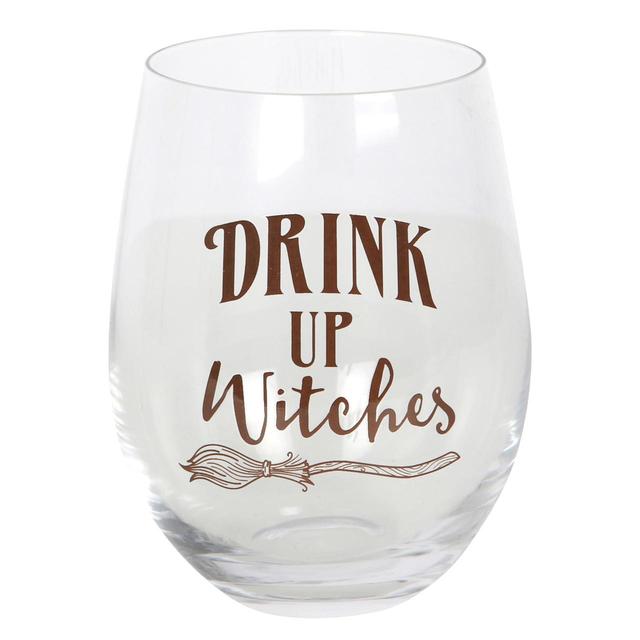 Something Different Drink Up Witches Stemless Glass, 500ml