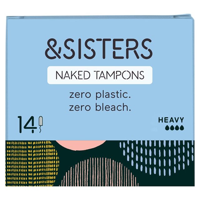 &sisters Gynaecologist Approved Non-Applicator Tampons Heavy, 14 Per Pack