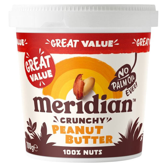 Meridian Crunchy Peanut Butter 100%, 700g