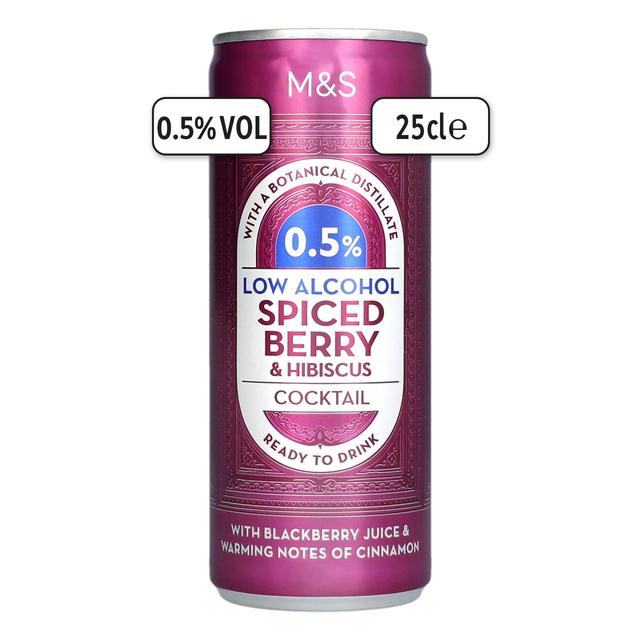 M & S Low Alcohol Spiced Berry & Hibiscus, 250ml