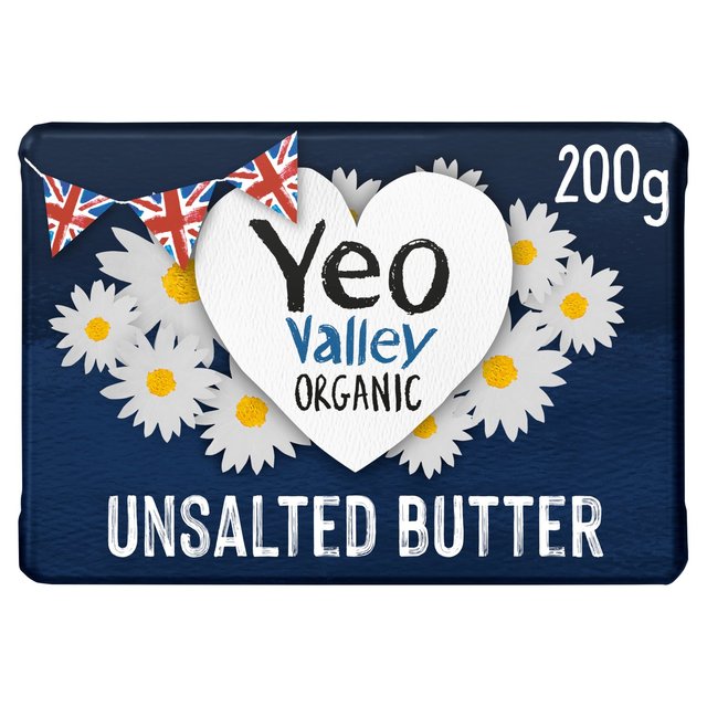Yeo Valley Organic Unsalted Butter, 200g