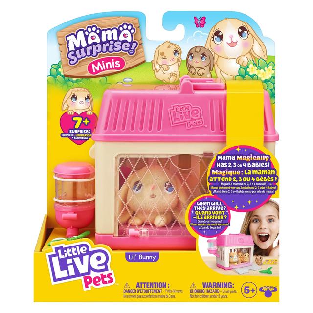 A B Gee Little Live Pets Mama Surprise Playset Lil Bunny, One Size