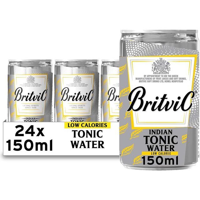 Britvic Low Calorie Tonic Water 150ml x 24, 24 x 150ml