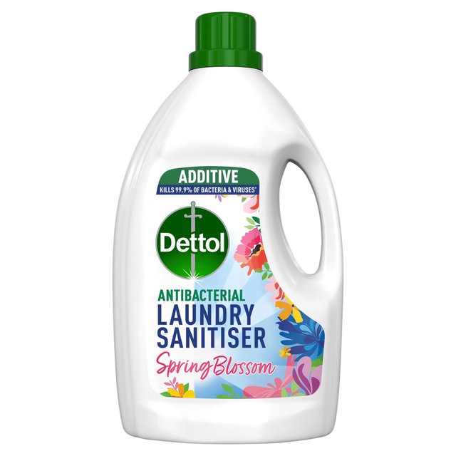 Dettol Laundry Sanitiser Antibacterial Spring Blossom, 2.5L