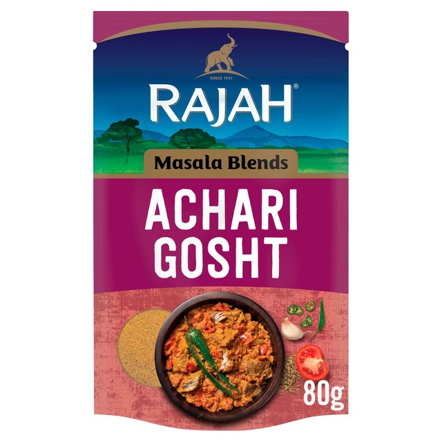 Rajah Spices Achari Gosht Masala Powder, 80g