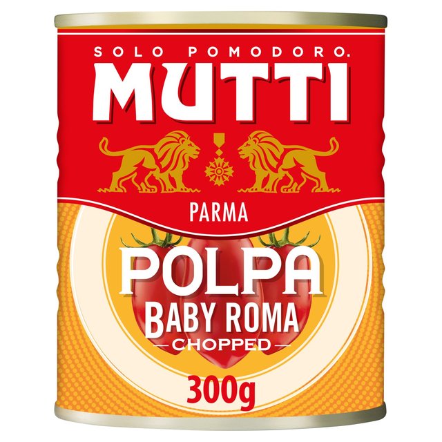 Mutti Baby Plum Polpa Finely Chopped Tomatoes, 300g