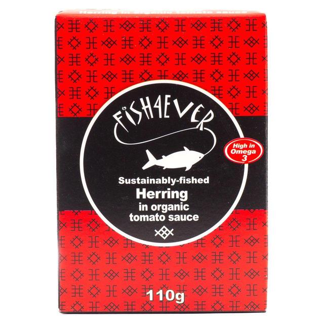 Fish 4 Ever Herring in Organic Tomato Sauce, 110g