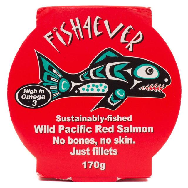 Fish4Ever Wild Pacific Red Salmon Filleted, 170g