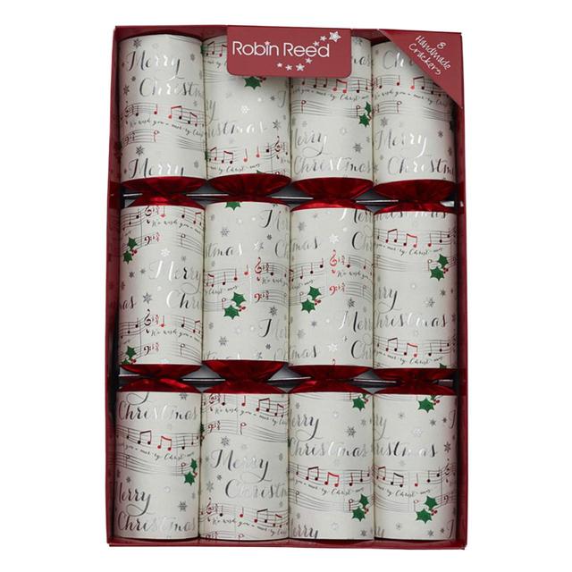 Robin Reed Chime Bar Christmas Crackers, 8 Per Pack