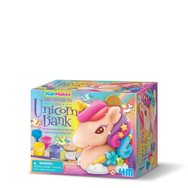 Great Gizmos KidzMaker Paint Your Own Glitter Unicorn Bank