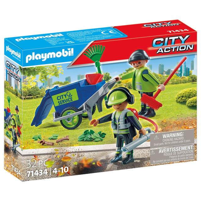 Playmobil 71434 City Life Street Cleaning team