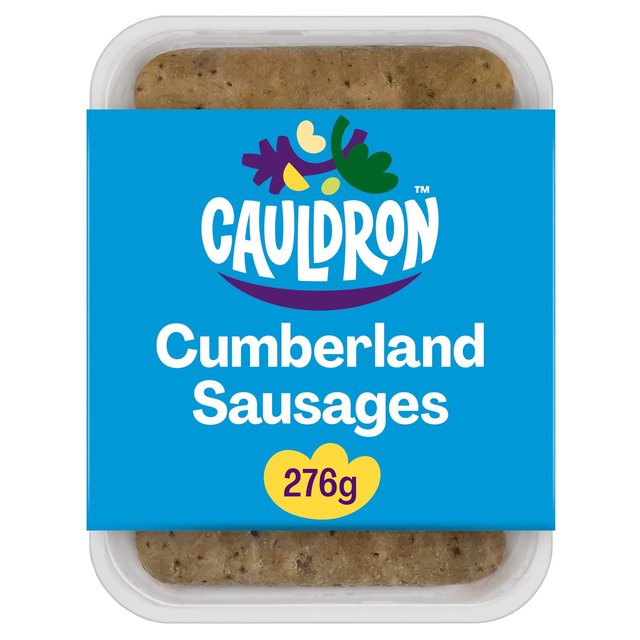 Cauldron Vegetarian 6 Cumberland Sausages, 276g