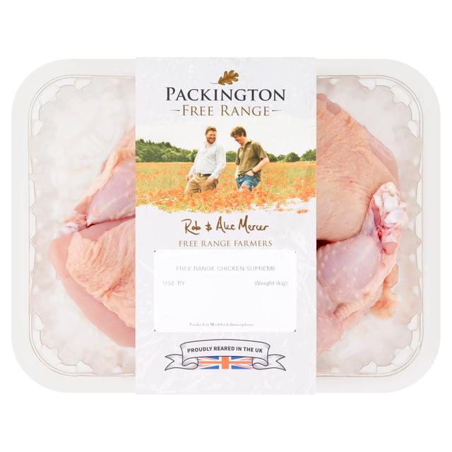 Packington Free Range Chicken Supremes, Typically: 530g