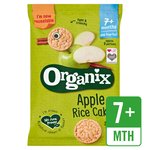 Organix Apple Organic Baby Finger Food Snack Rice Cakes Multipack