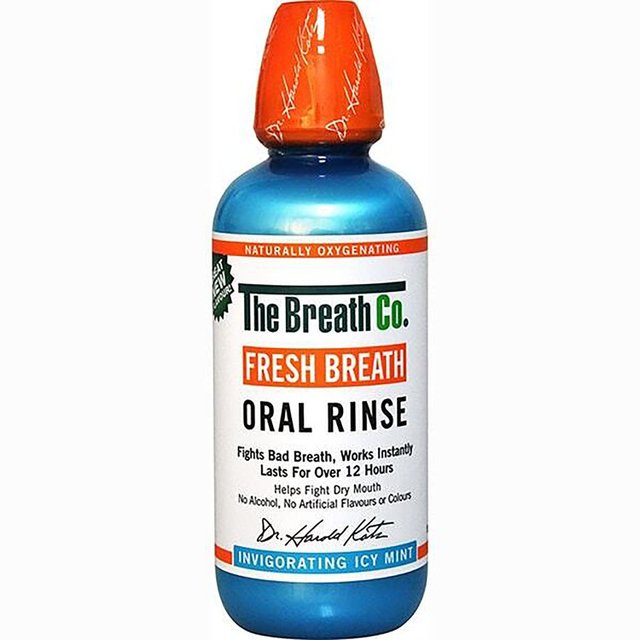 The Breath Co. Alcohol Free Mouthwash Icy Mint, 500ml
