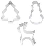 Anniversary House Christmas Tin-Plated Cookie Cutter Set