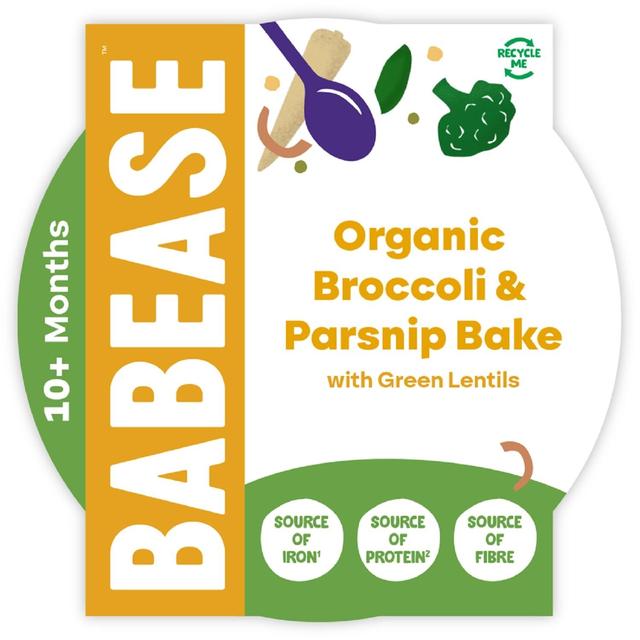 Babease Organic Broccoli & Parsnip Bake Baby Food Pot 10+months, 190g