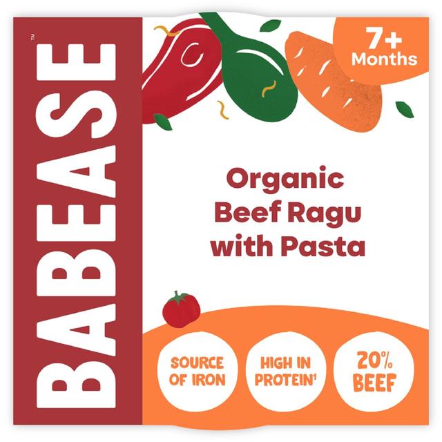 Babease Organic Beef Ragu Baby Food Pot 7+months, 130g