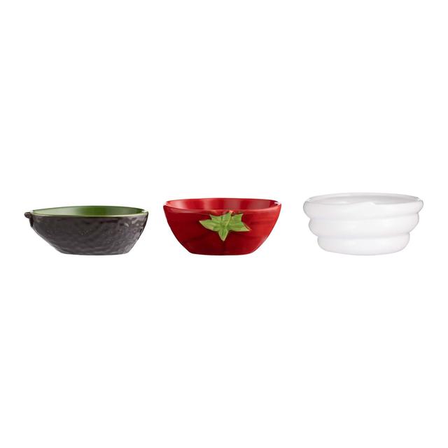Rayware Typhoon World Foods Set of 3 Fajita Dip Bowls, 3 Per Pack