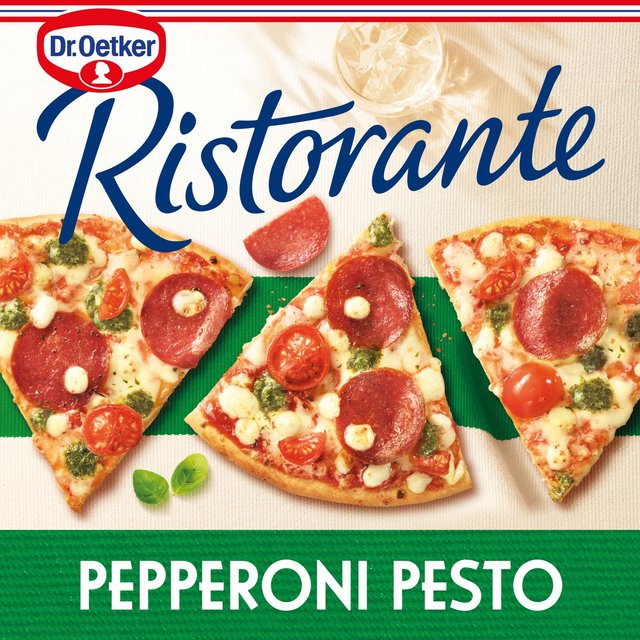 Dr. Oetker Ristorante Pepperoni, Mozzarella Cheese & Pesto Pizza, 360g