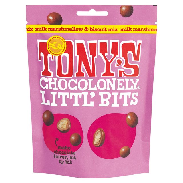 Tony’s Chocolonely Littl’ Bits Milk Marshmallow & Biscuit Mix, 100g
