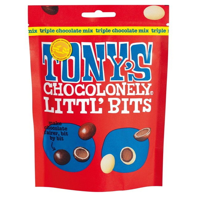 Tony’s Chocolonely Littl’ Bits Triple Chocolate Mix, 100g