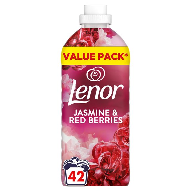 Lenor Fabric Conditioner Jasmine & Red Berries 42 Washes, 1386ml