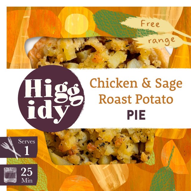 Higgidy Chicken & Sage Roast Potato Pie, 250g