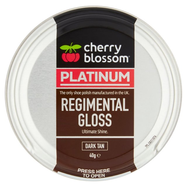 Cherry Blossom Regimental Gloss Dark Tan, 40g