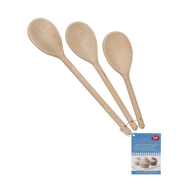 Tala Fsc Set 3 Beechwood Spoons, 3 per Pack