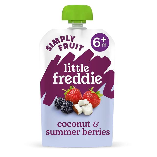 Little Freddie Organic Velvety Coconut & Summer Berries, 100g