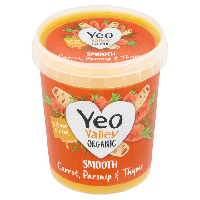 Yeo Valley Organic Carrot, Parsnip & Thyme Soup, 400g