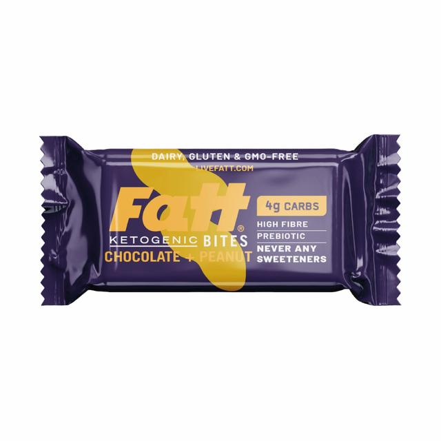 Fatt Chocolate + Peanut Ketogenic Bites, 35g