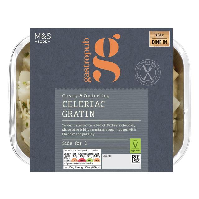 M & S Gastropub Celeriac Gratin Side, 450g