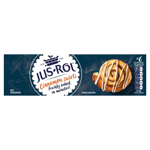 Jus-Rol Ready to Bake Cinnamon Swirl Kit, 320g