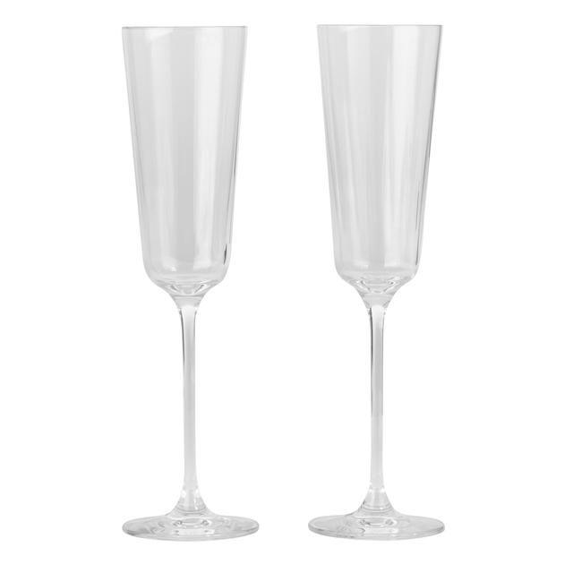 Livellara Set Of 2 Champagne Glasses, 2 Per Pack