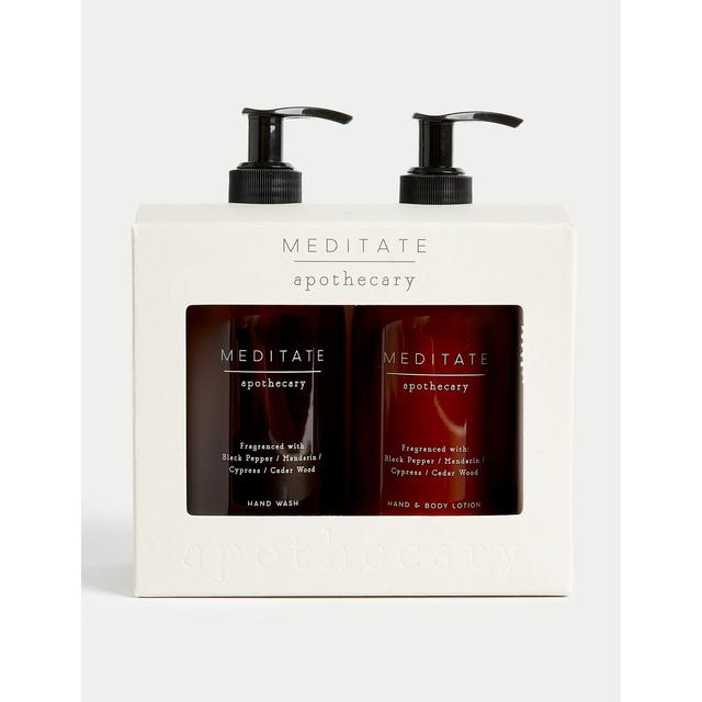 M & S Apothecary Meditate Hand Wash and Lotion, One Size