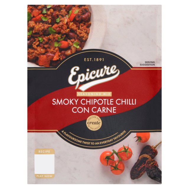 Epicure Smoky Chipotle Chilli Con Carne Recipe Mix, 30g