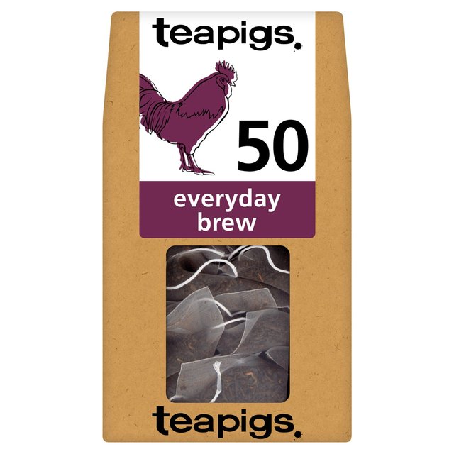 Teapigs Everyday Brew Tea Bags, 50 Per Pack