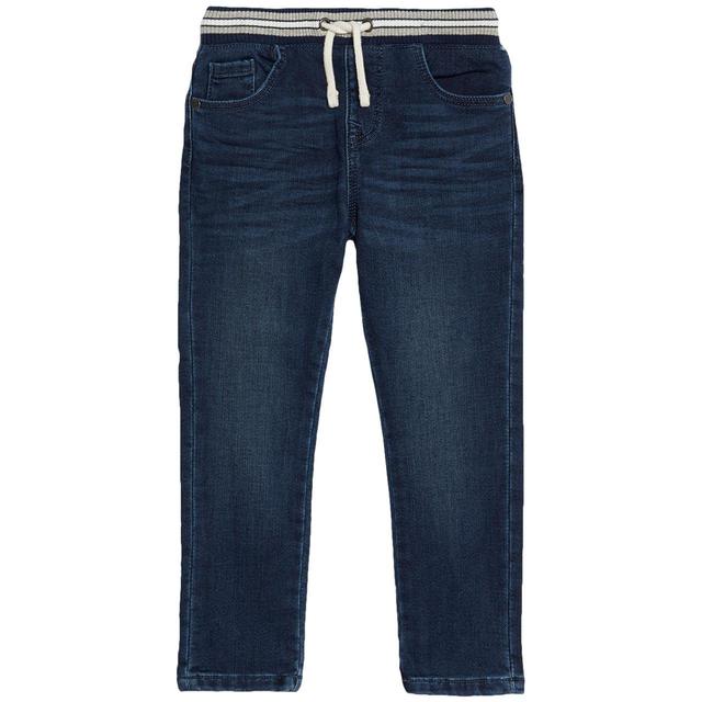 M & S Boys Regular Denim Jeans, 2-3 Years, Dark Denim