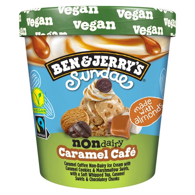 Ben & Jerry’s Sundae Caramel Cafe Vegan Ice Cream 427ml