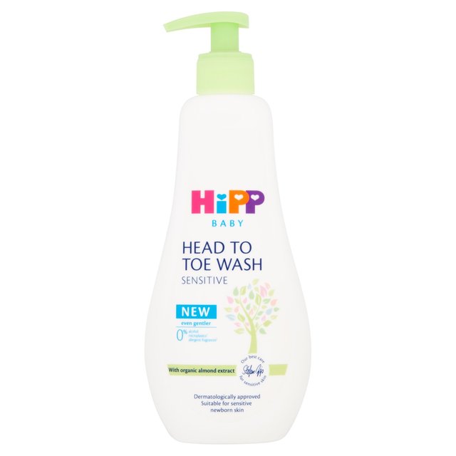 HiPP Head to toe Baby Wash for Sensitive Skin, 400ml
