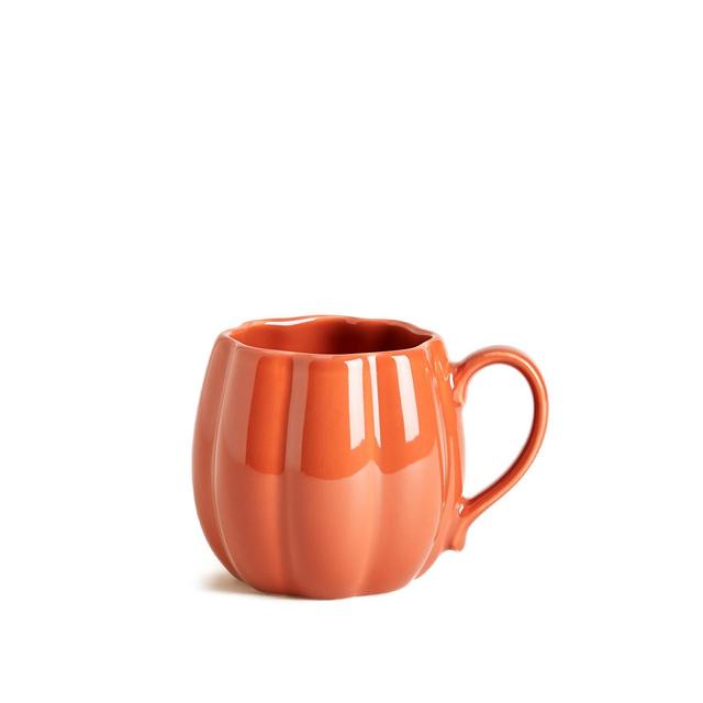 M & S Collection Pumpkin Mug Orange